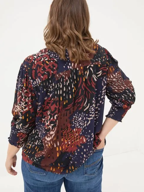 Women Fatface Shirts and Blouses Multi Shelly Animal Blouse Women Fatface Shirts and Blouses Multi Shelly Animal Blouse