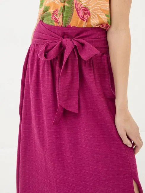 Women Fatface Skirts Sascha Purple Midi Skirt With Linen Women Fatface Skirts Sascha Purple Midi Skirt With Linen