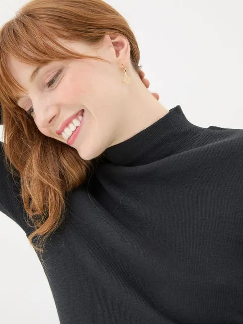 Women Fatface Tops and TShirts Callie Black High Neck Top Women Fatface Tops and TShirts Callie Black High Neck Top