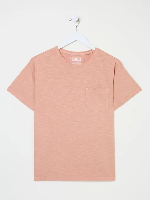 Women Fatface Tops and TShirts Lily Nude Pink 100 Organic Cotton TShirt Women Fatface Tops and TShirts Lily Nude Pink 100 Organic Cotton TShirt