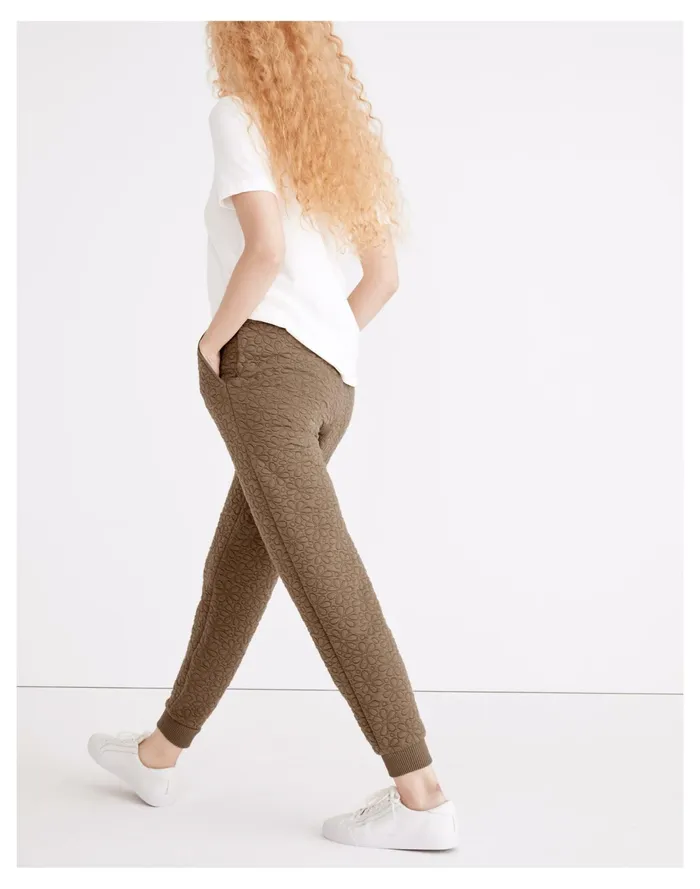 Women Flower Puff Jacquard Retro Sweatpants Distant Surplus Madewell Tees Women Flower Puff Jacquard Retro Sweatpants Distant Surplus Madewell Tees