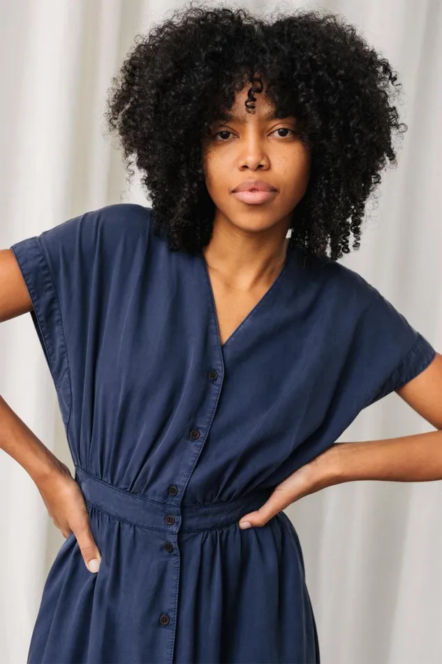 Women Folegandros 8211 Ultramarine Blue TWOTHIRDS Dresses