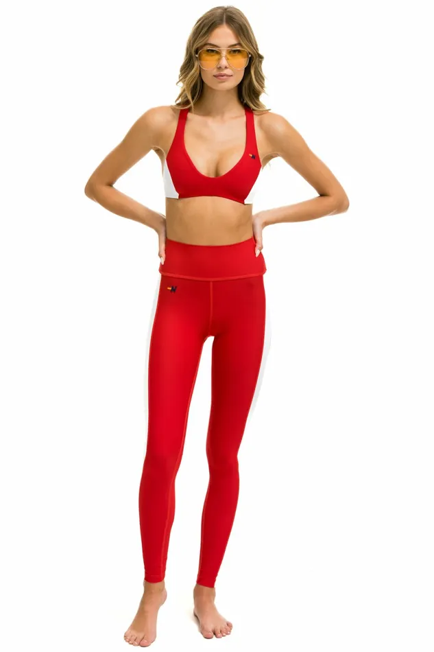 Women FULL LENGTH HIRISE SPEED LEGGINGS 8211 CHERRY Aviator Nation Leggings Women FULL LENGTH HIRISE SPEED LEGGINGS 8211 CHERRY Aviator Nation Leggings