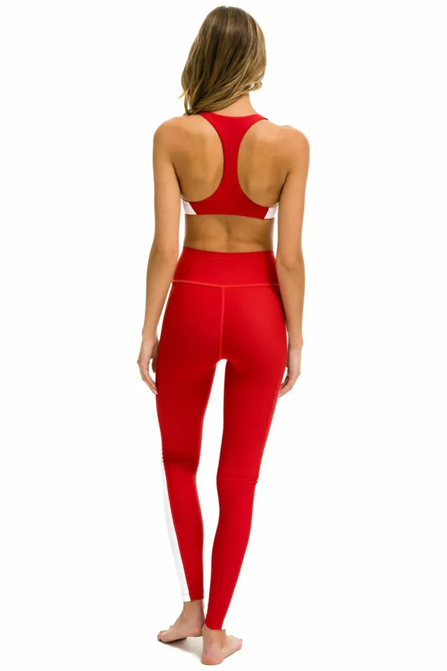 Women FULL LENGTH HIRISE SPEED LEGGINGS 8211 CHERRY Aviator Nation Leggings Women FULL LENGTH HIRISE SPEED LEGGINGS 8211 CHERRY Aviator Nation Leggings
