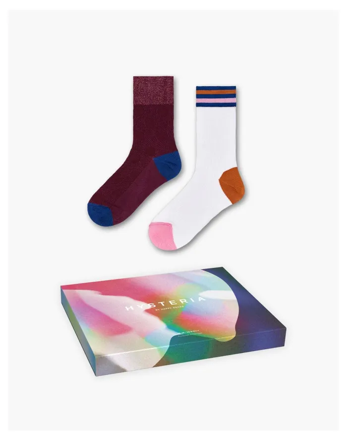 Women Happy Socks Gabrielle Gift Box Multi Madewell Socks