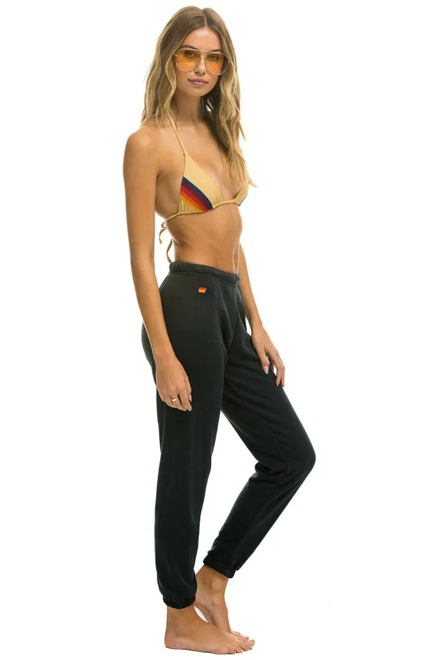 Women HEART STITCH 4 SWEATPANTS 8211 CHARCOAL Aviator Nation Sweatpants Women HEART STITCH 4 SWEATPANTS 8211 CHARCOAL Aviator Nation Sweatpants