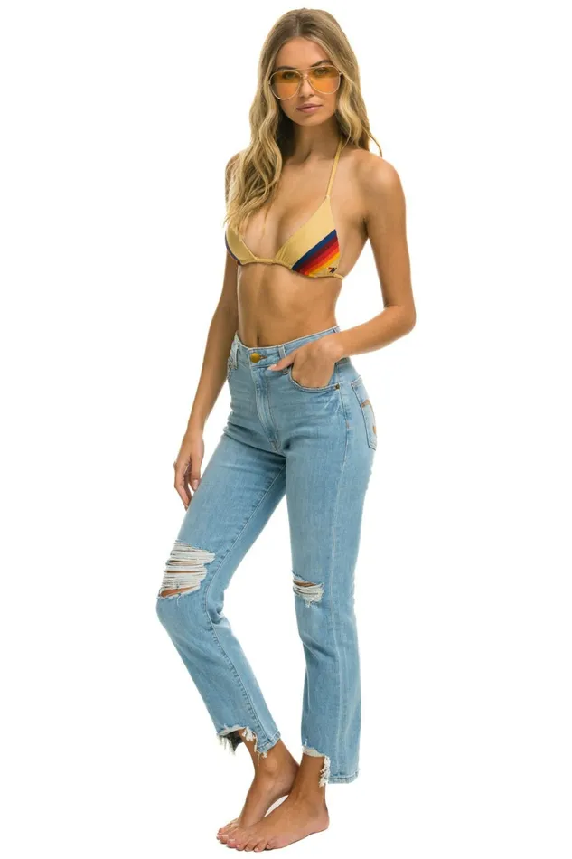 Women HIGH RISE SLIM BOOT JEAN 8211 SUPER LIGHT Aviator Nation Women HIGH RISE SLIM BOOT JEAN 8211 SUPER LIGHT Aviator Nation