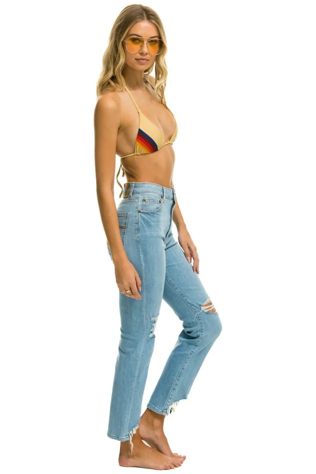 Women HIGH RISE SLIM BOOT JEAN 8211 SUPER LIGHT Aviator Nation Women HIGH RISE SLIM BOOT JEAN 8211 SUPER LIGHT Aviator Nation