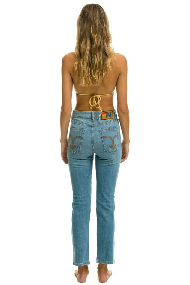Women HIGH RISE SLIM BOOT JEAN 8211 VINTAGE Aviator Nation Women HIGH RISE SLIM BOOT JEAN 8211 VINTAGE Aviator Nation