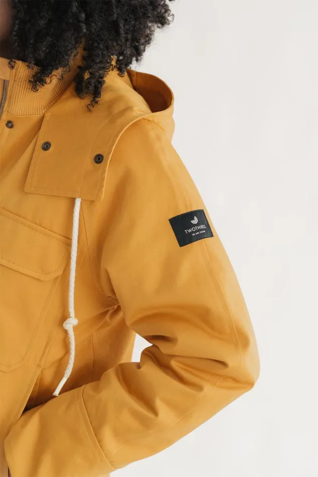 Women Jackets Women 8211 Disko 8211 Mustard TWOTHIRDS Jackets