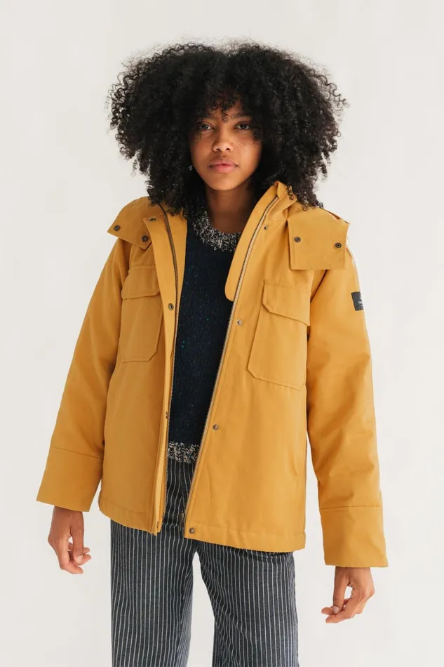 Women Jackets Women 8211 Disko 8211 Mustard TWOTHIRDS Jackets