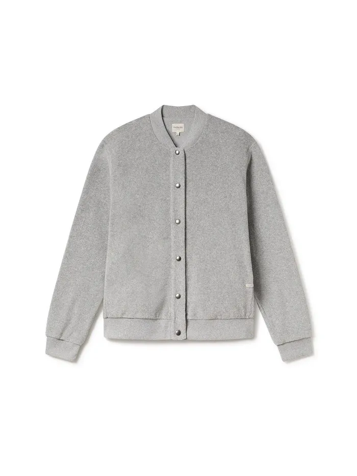 Women Jackets Women 8211 Edgell 8211 Grey Melange TWOTHIRDS Sweatshirts