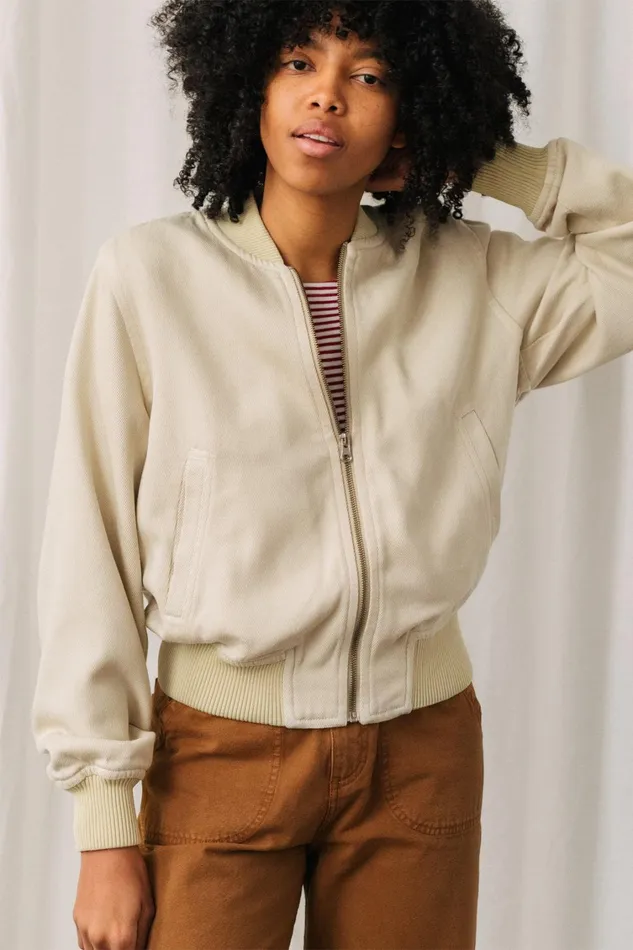 Women Jackets Women 8211 Guaiba 8211 Almond Milk TWOTHIRDS Jackets