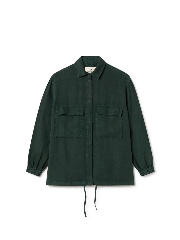 Women Jackets Women 8211 Nacula 8211 Deep Green TWOTHIRDS Jackets