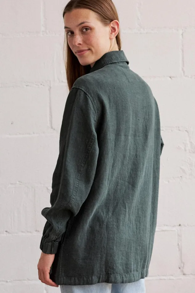 Women Jackets Women 8211 Nacula 8211 Deep Green TWOTHIRDS Jackets