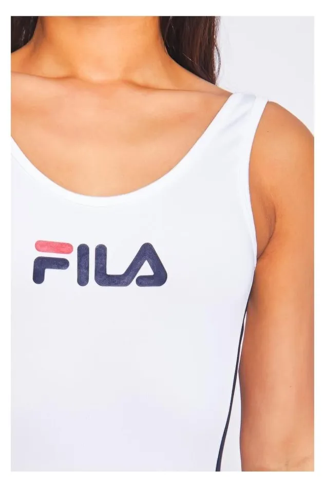 Women Jackie Bodysuit Bright White Fila 687103 Brentiny Paris Bodies
