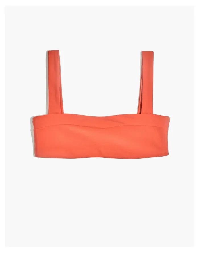 Women Jade Swim Coast Bikini Top Terracotta Madewell Swim Women Jade Swim Coast Bikini Top Terracotta Madewell Swim
