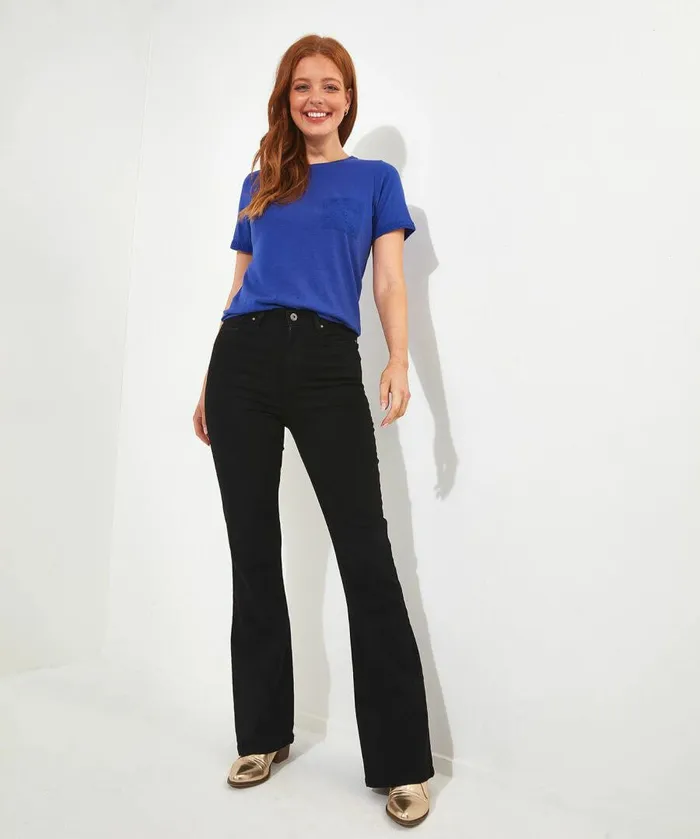Women Joe Browns All In The Details Tee Whitebluecoral Women Joe Browns All In The Details Tee Whitebluecoral