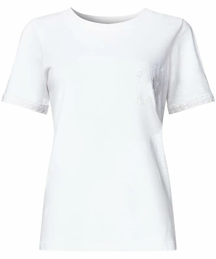 Women Joe Browns All In The Details Tee Whitebluecoral Women Joe Browns All In The Details Tee Whitebluecoral