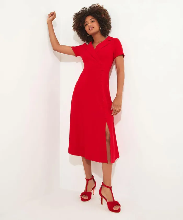 Women Joe Browns Amelie Vintage Dress Red