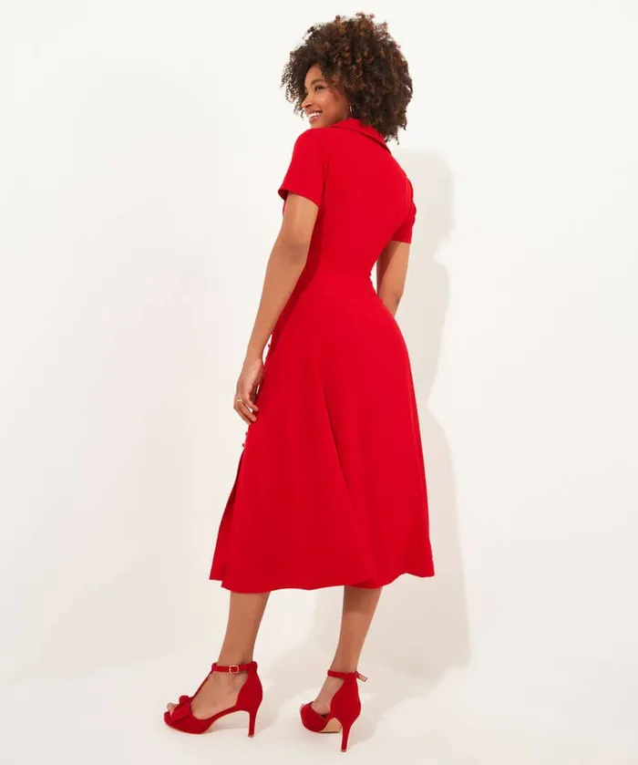 Women Joe Browns Amelie Vintage Dress Red Women Joe Browns Amelie Vintage Dress Red
