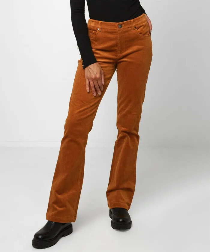 Women Joe Browns Beautiful Bootcut Cords Tantealblack