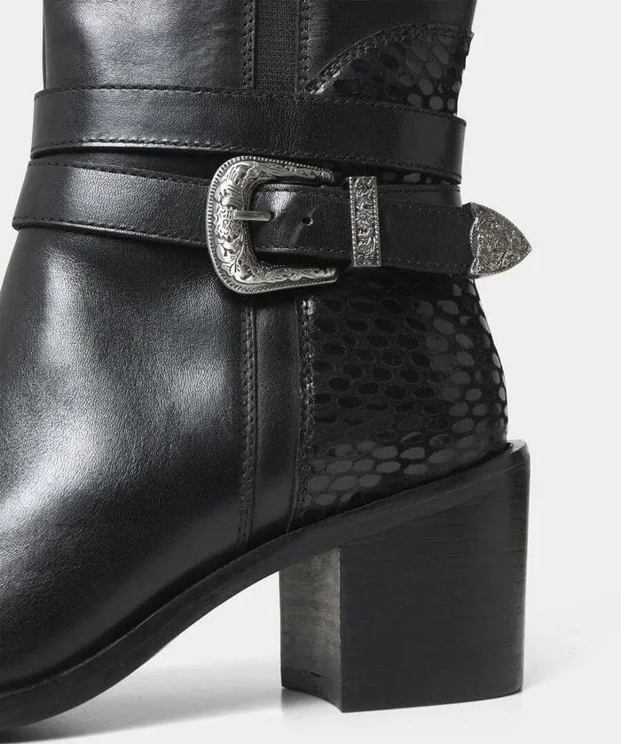 Women Joe Browns Gigi Premium Leather Rider Boots Black Women Joe Browns Gigi Premium Leather Rider Boots Black