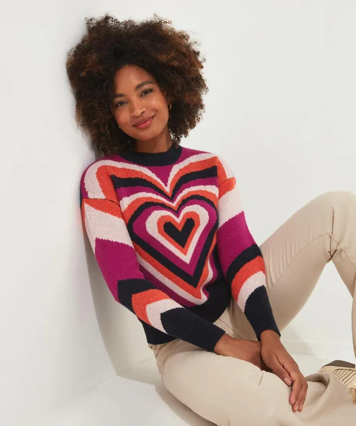 Women Joe Browns Have A Heart Jumper Multi Women Joe Browns Have A Heart Jumper Multi