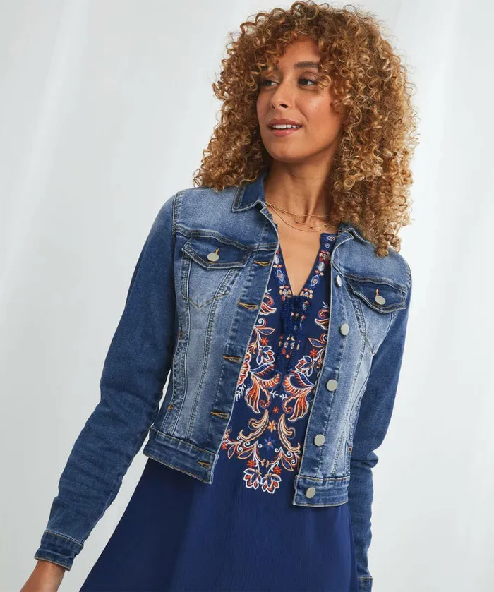 Women Joe Browns Joe039s Essential Denim Jacket Blue Women Joe Browns Joe039s Essential Denim Jacket Blue