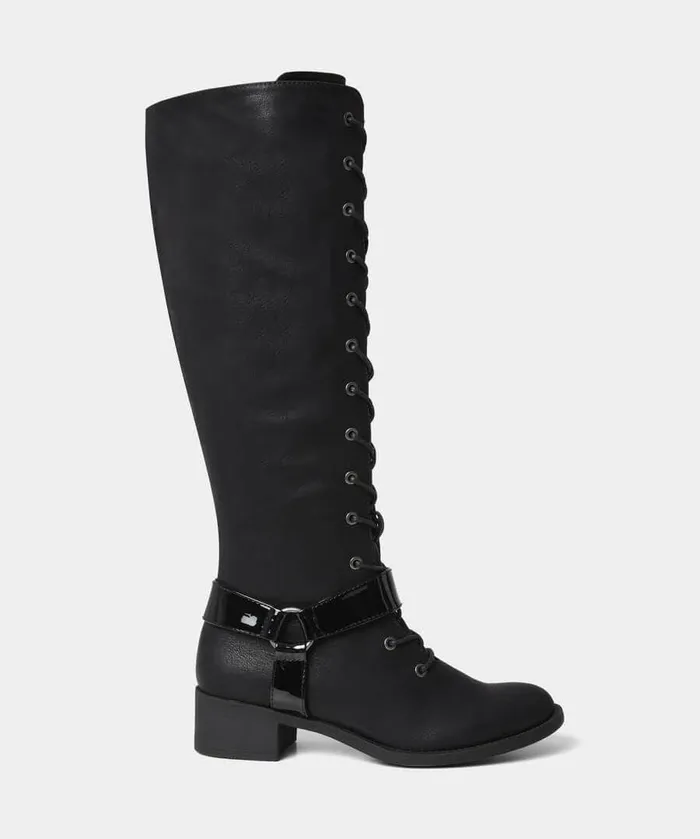 Women Joe Browns Liberty Street Lace Up Boots Black
