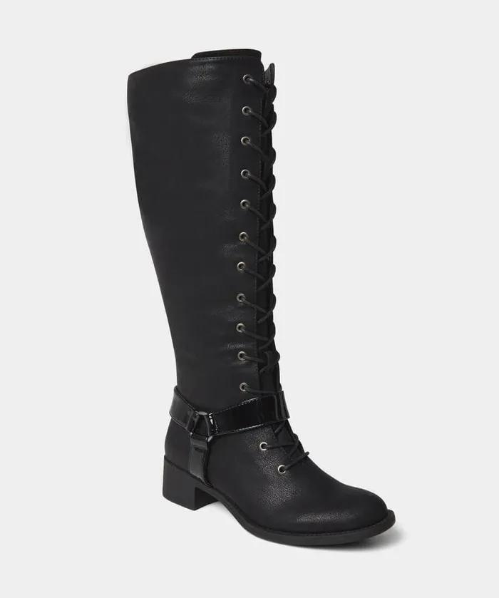Women Joe Browns Liberty Street Lace Up Boots Black Women Joe Browns Liberty Street Lace Up Boots Black