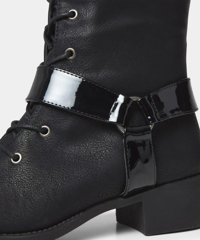 Women Joe Browns Liberty Street Lace Up Boots Black Women Joe Browns Liberty Street Lace Up Boots Black