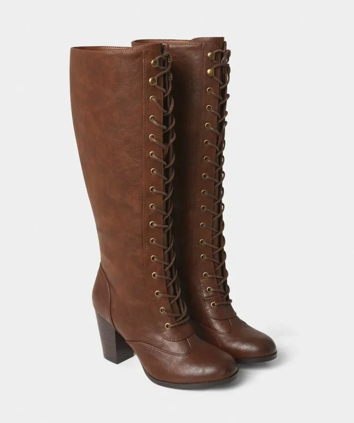 Women Joe Browns Louis Street Lace Up Boots Rich Brown Women Joe Browns Louis Street Lace Up Boots Rich Brown