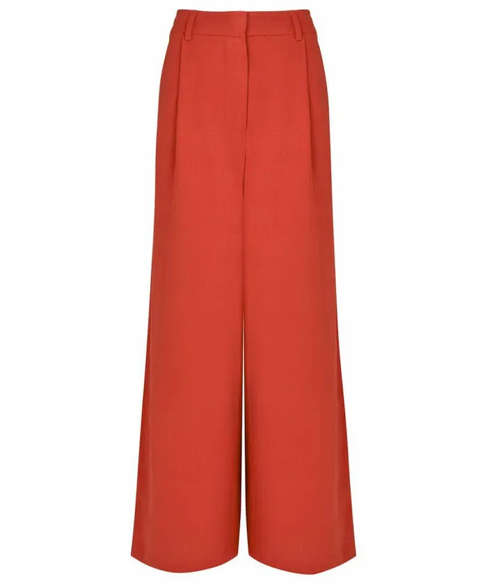 Women Joe Browns Lyla Linen Blend Trousers Rust Women Joe Browns Lyla Linen Blend Trousers Rust