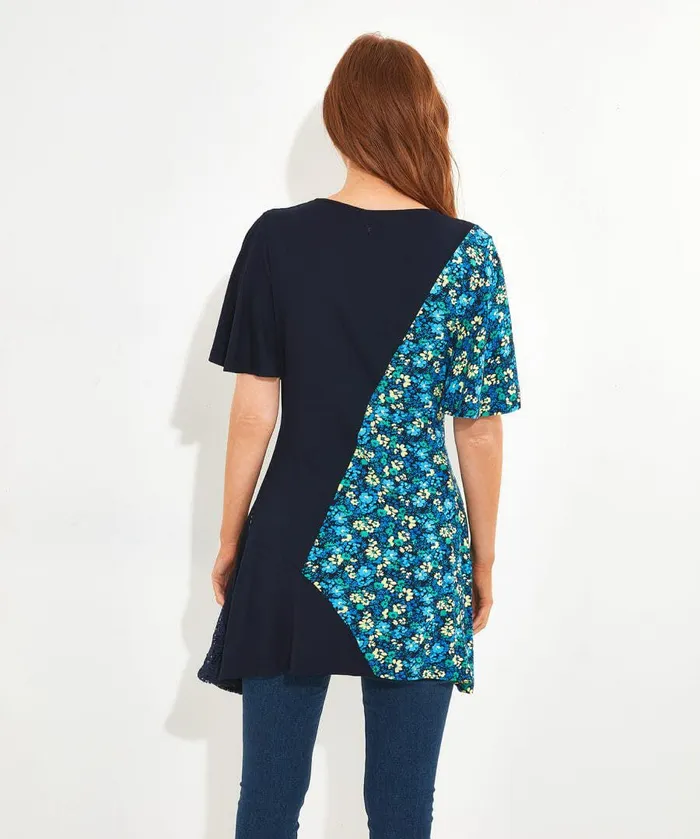 Women Joe Browns Perfect Panelled Tunic Blue Women Joe Browns Perfect Panelled Tunic Blue