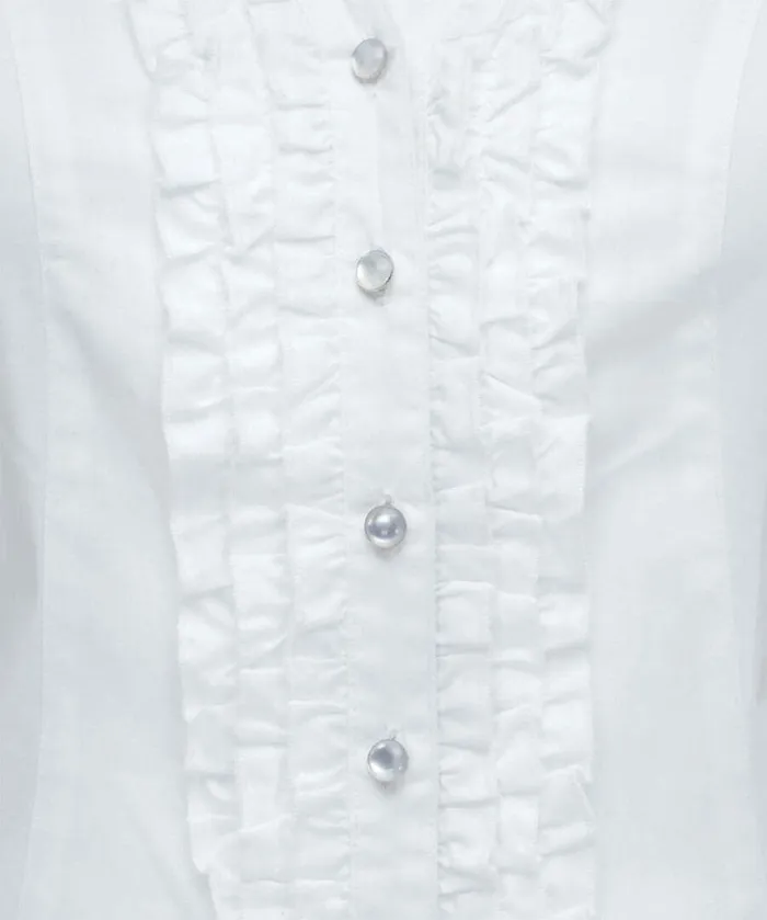 Women Joe Browns Ruffle Blouse White Women Joe Browns Ruffle Blouse White