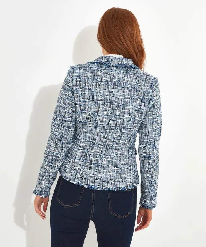 Women Joe Browns Truly Tweed Jacket Blue Women Joe Browns Truly Tweed Jacket Blue