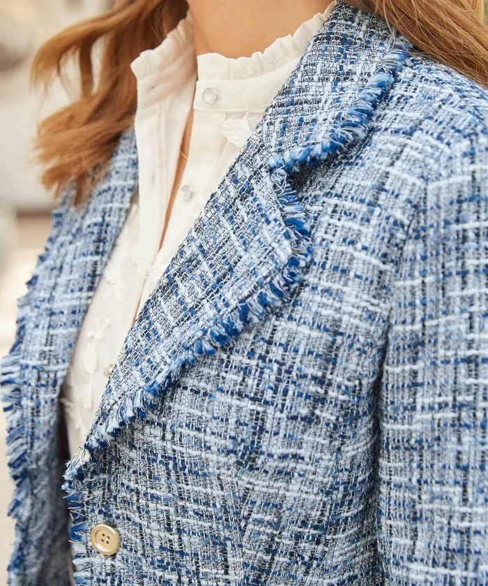 Women Joe Browns Truly Tweed Jacket Blue Women Joe Browns Truly Tweed Jacket Blue