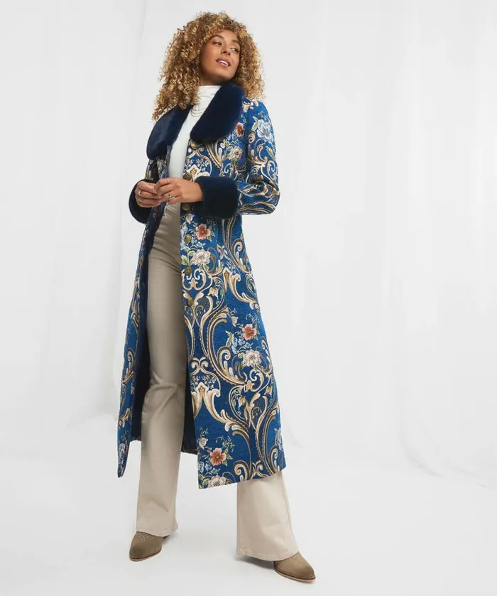 Women Joe Browns What A Statement Longline Coat Blue