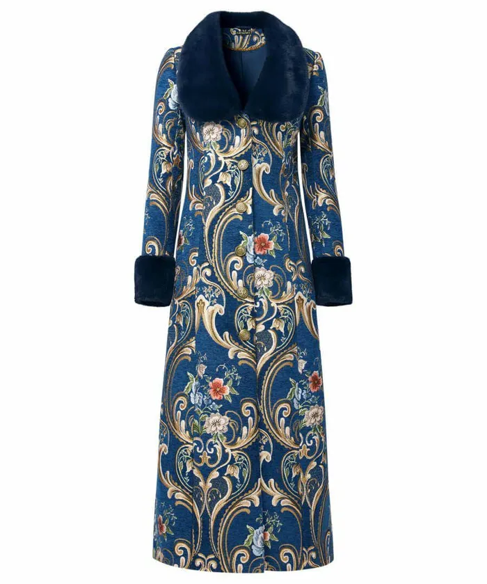 Women Joe Browns What A Statement Longline Coat Blue Women Joe Browns What A Statement Longline Coat Blue