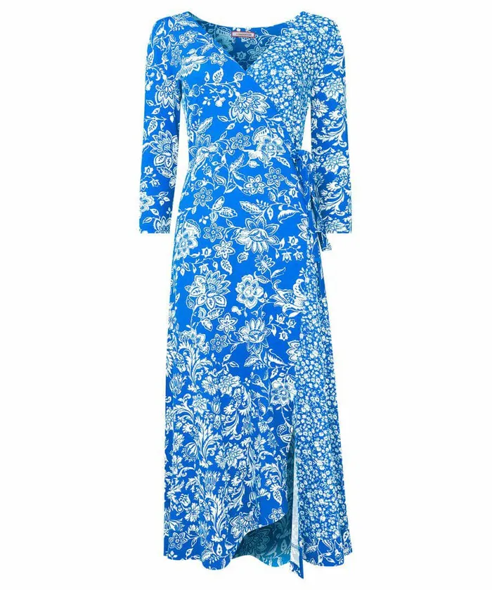 Women Joe Browns Wonderful Wrap Jersey Dress Blue Women Joe Browns Wonderful Wrap Jersey Dress Blue