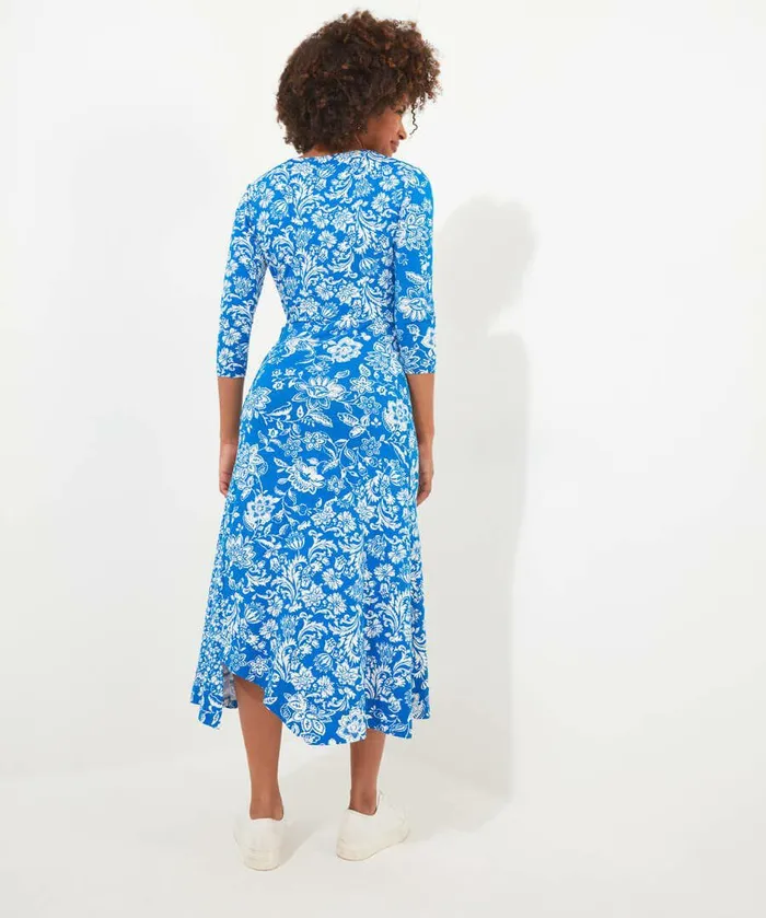 Women Joe Browns Wonderful Wrap Jersey Dress Blue Women Joe Browns Wonderful Wrap Jersey Dress Blue