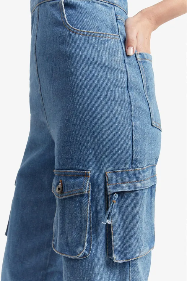 Women Jumpsuits Bardot Zerah Cargo Jumpsuit In Vintage Blue Vintage Blue Women Jumpsuits Bardot Zerah Cargo Jumpsuit In Vintage Blue Vintage Blue