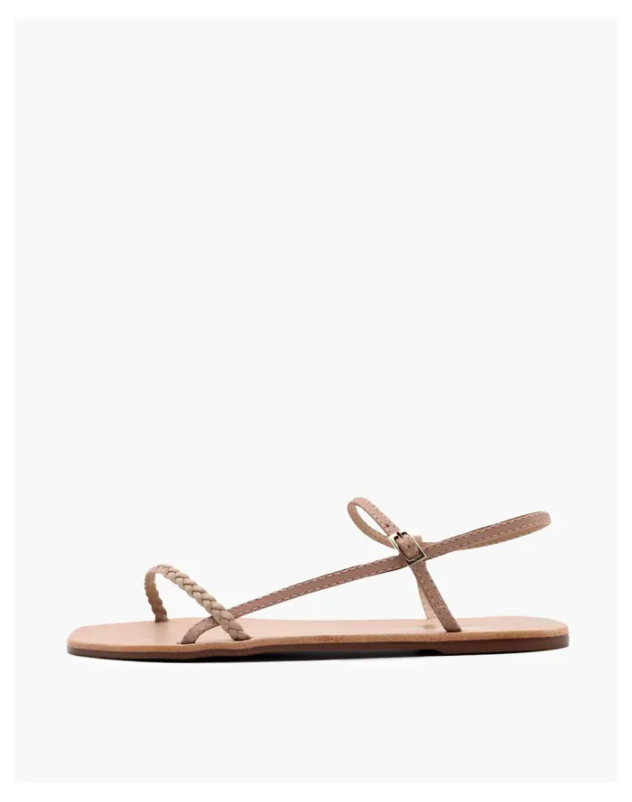 Women KAANAS ALINE BRAIDED NAKED SANDAL Nude Madewell Sandals Women KAANAS ALINE BRAIDED NAKED SANDAL Nude Madewell Sandals