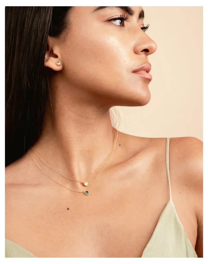 Women Katie Dean Jewelry Birthstone Necklace April Madewell Necklaces Women Katie Dean Jewelry Birthstone Necklace April Madewell Necklaces