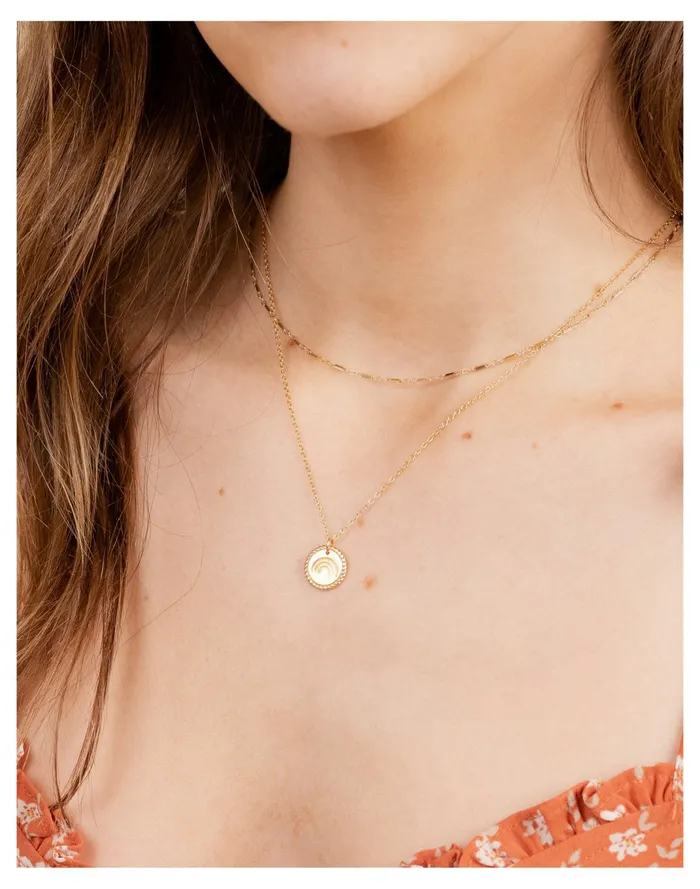 Women Katie Dean Jewelry Rainbow Necklace Gold Madewell Necklaces Women Katie Dean Jewelry Rainbow Necklace Gold Madewell Necklaces