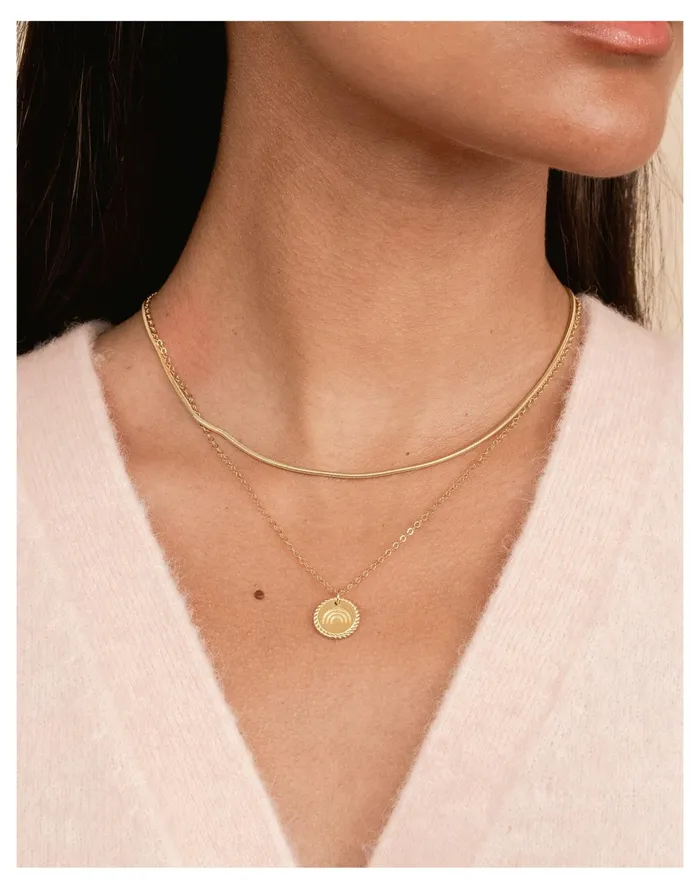 Women Katie Dean Jewelry Rainbow Necklace Gold Madewell Necklaces Women Katie Dean Jewelry Rainbow Necklace Gold Madewell Necklaces