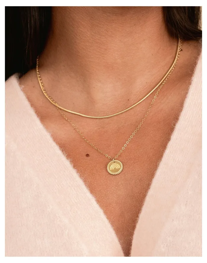 Women Katie Dean Jewelry Rainbow Necklace Gold Madewell Necklaces Women Katie Dean Jewelry Rainbow Necklace Gold Madewell Necklaces