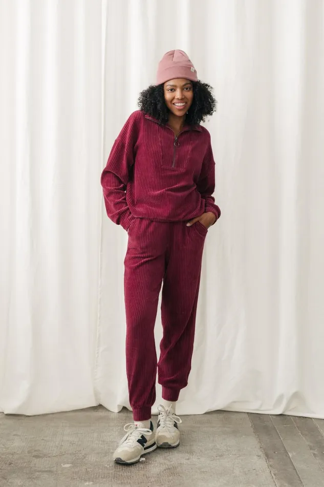 Women Keel 8211 Dark Cranberry TWOTHIRDS Loungewear