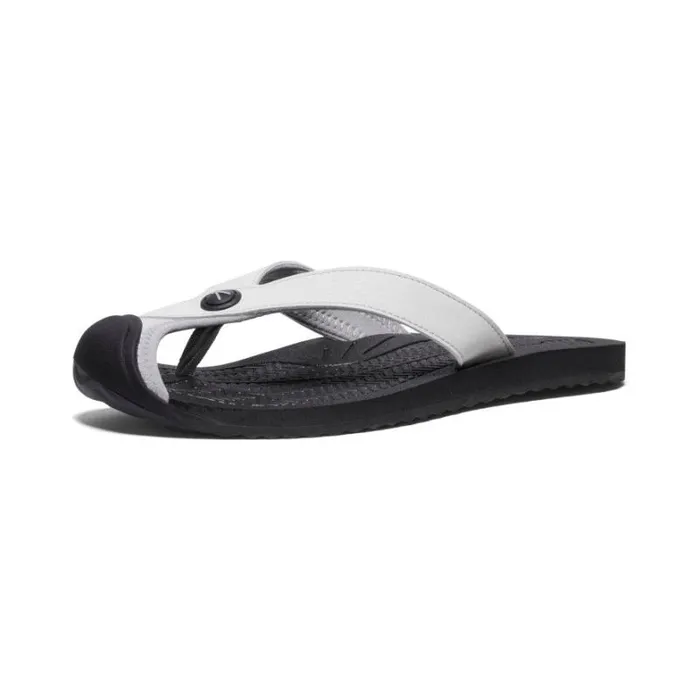 Women KEEN Casual Barbados VaporBlack Leather FlipFlop Women KEEN Casual Barbados VaporBlack Leather FlipFlop